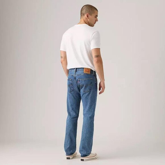 LEVI'S Men's 501 Original Fit Jeans Size 30X32 In Medium Stonewash - Picture 3 of 11